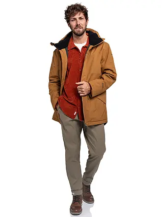 SCHÖFFEL | Herren WInterparka Malkay Hoodie | senf